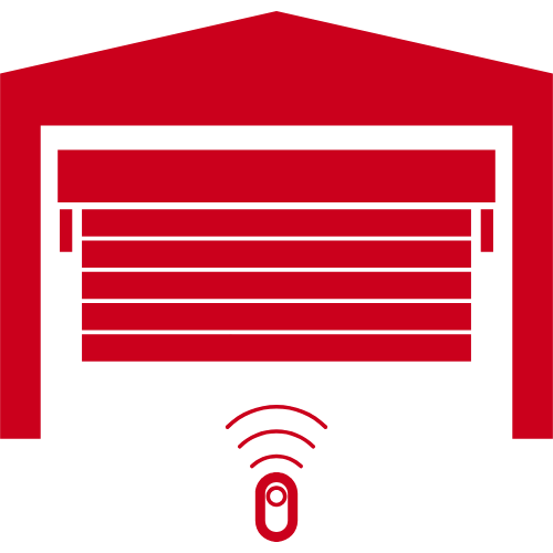 Garage door and remote icon