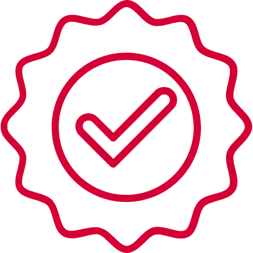 Quality check badge icon